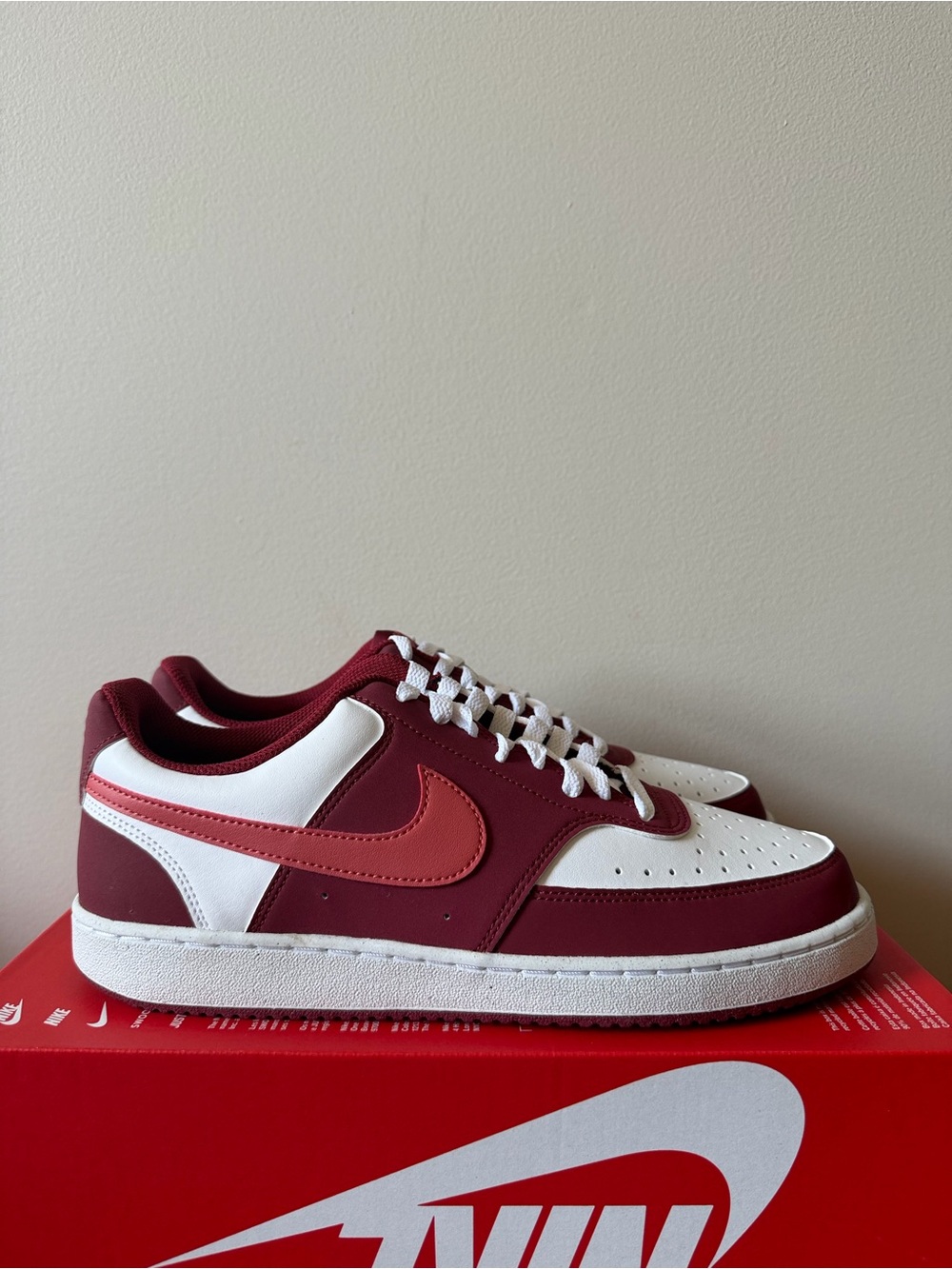 Nike Court Vision Low Team Red IM1652-601 Women’s Size 10
